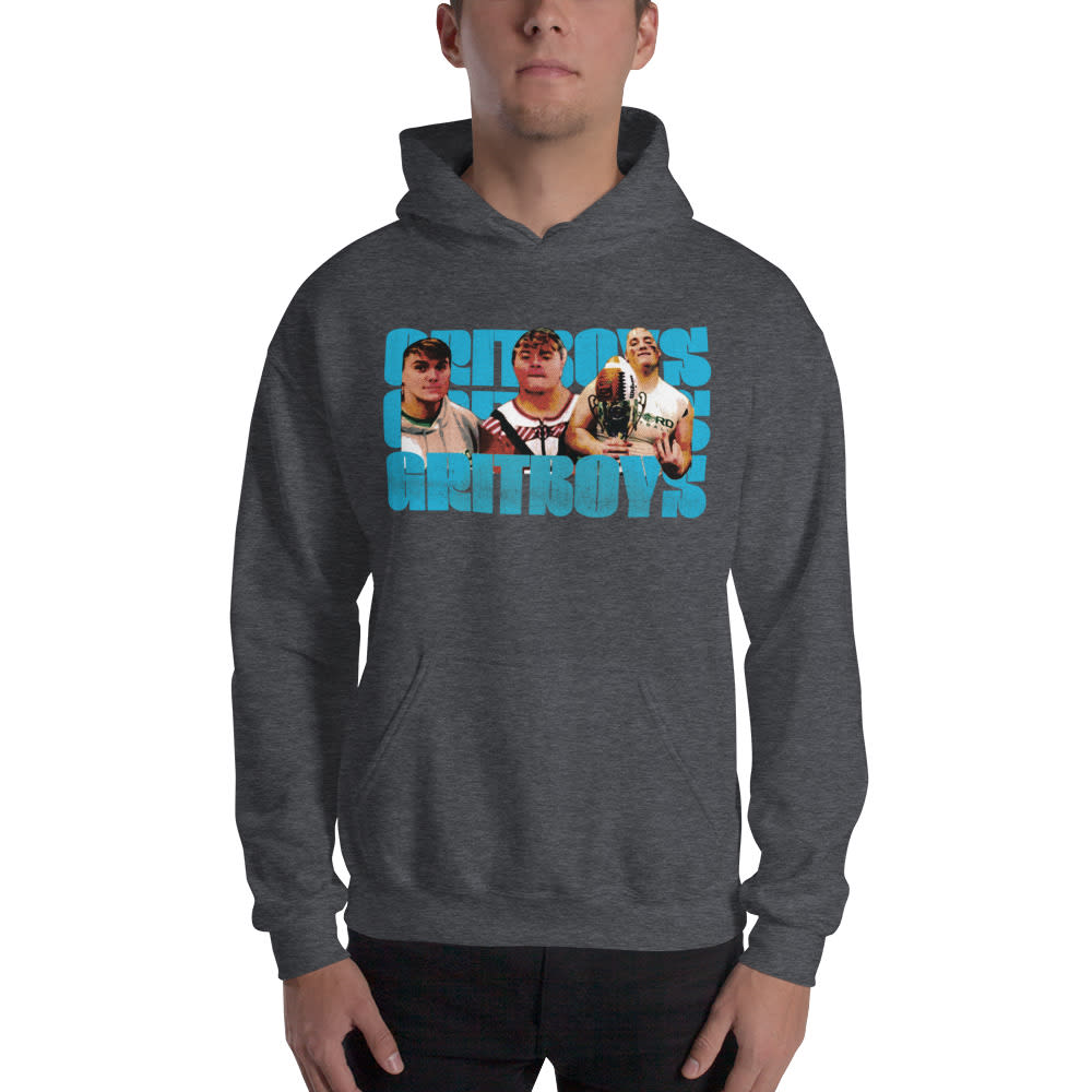 "GritBoys GritBoys GritBoys" by Nathan Norys Hoodie