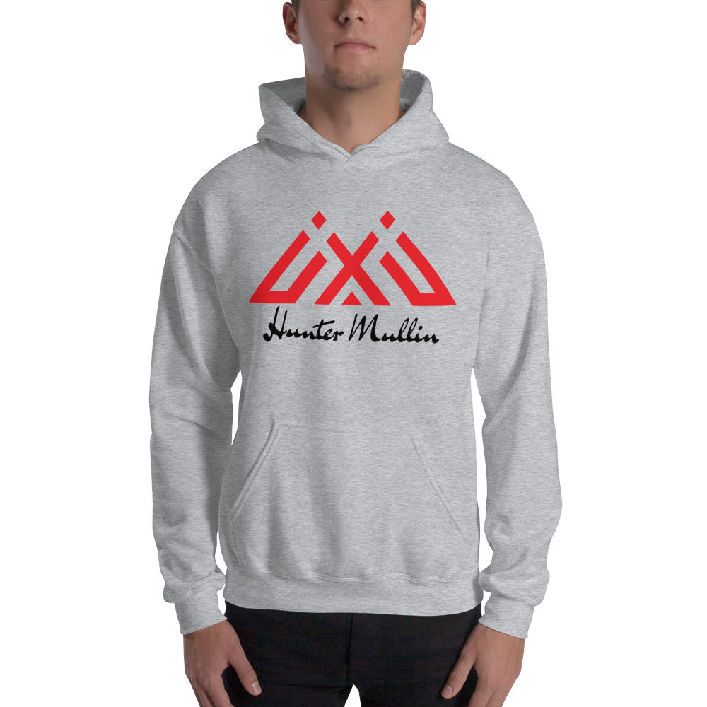 "Mullin" by Hunter Mullin Hoodie, Black Logo