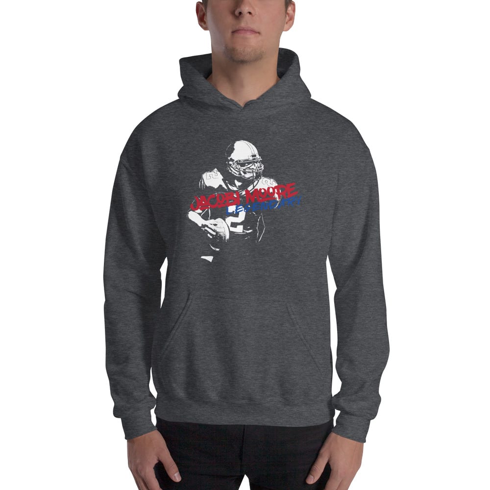 Legendary Jacobi Moore Hoodie, White Logo