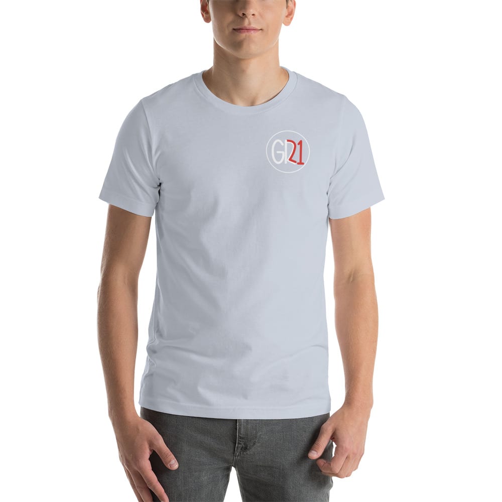 "GR 21" by Giana Roo Shirt, White/Red Logo