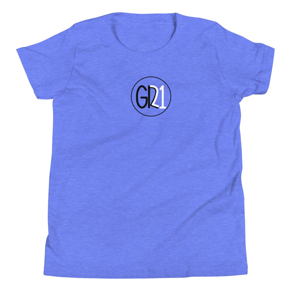 "GR 21" by Giana Roo Youth Shirt, Black/White Logo