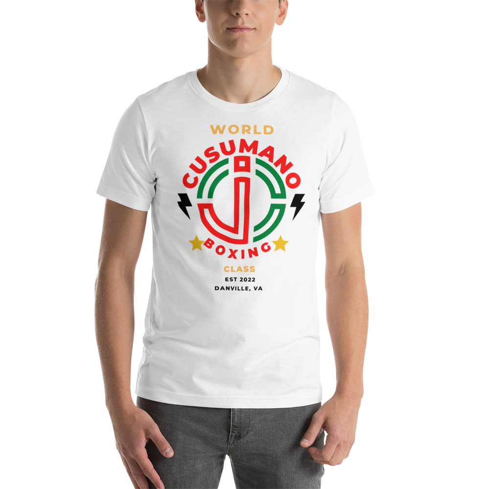  World Cusumano Boxing Men's T-Shirt, Black Logo