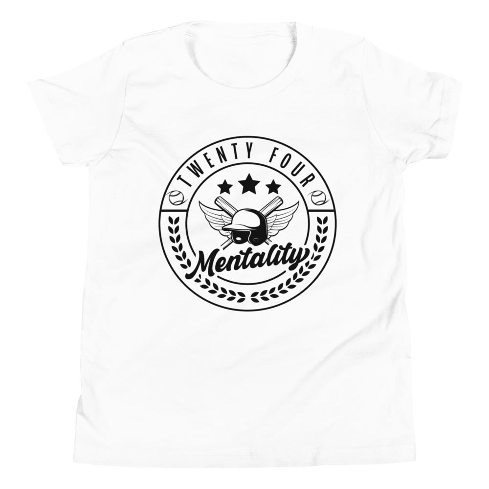 "Twenty Four tality" by Kenleigh Smith Youth Shirt, Black Logo
