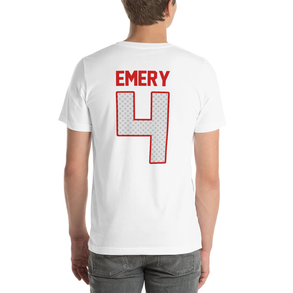 "Emery 4" by John Emery Shirt, Black Logo