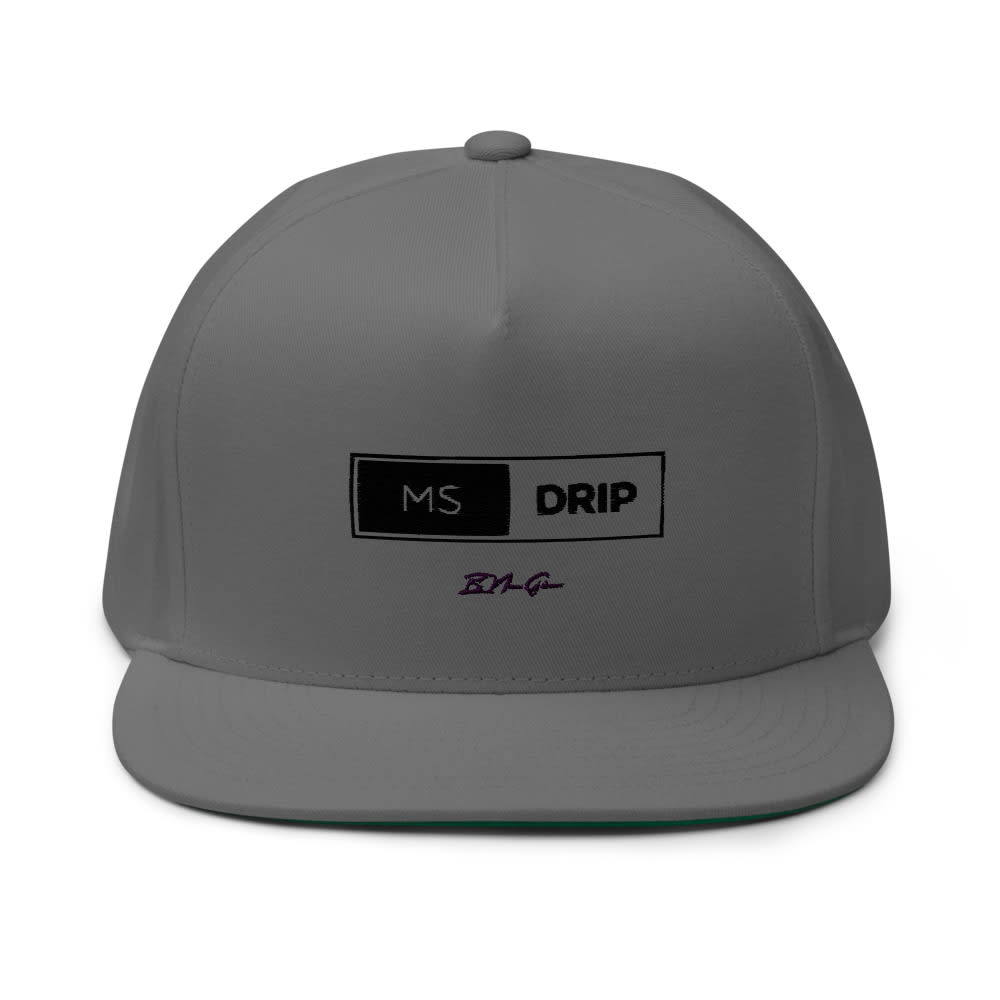 "MS Drip" by Mauro Gutierrez Hat, Black Logo
