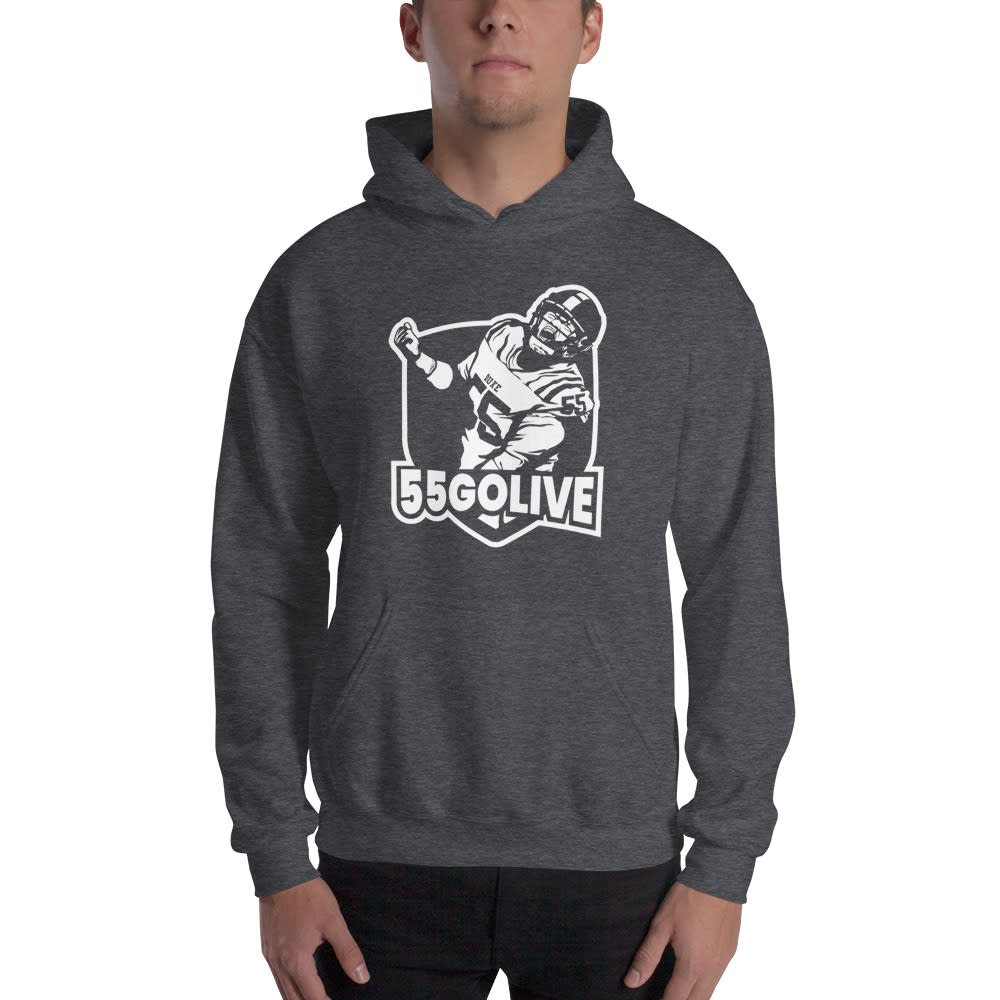 55 GOLIVE by Ja'Mion Franklin Hoodie, White Logo