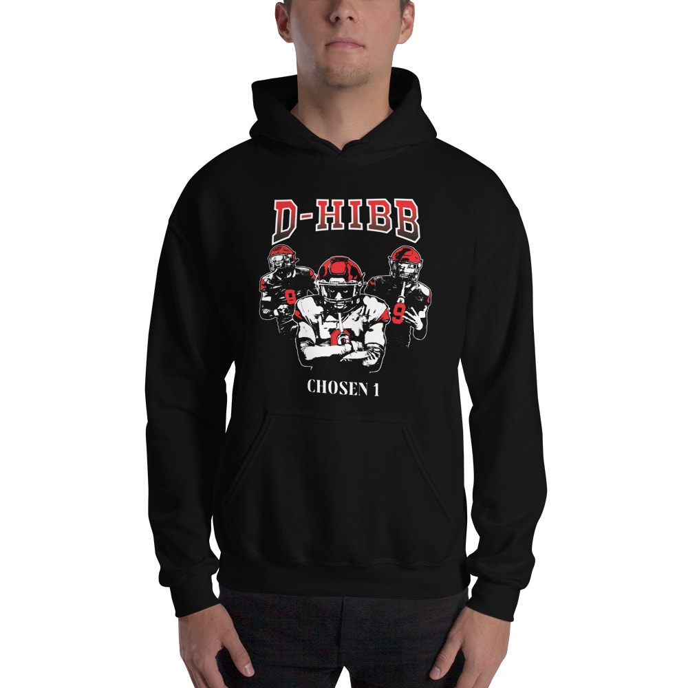 "D-Hibb" by Devin Hibbitt Hoodie, White Logo