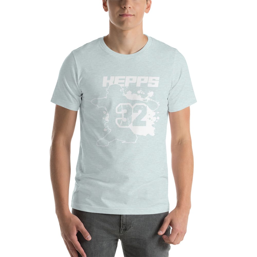 Emily Kepple "KEPPS 32" Men's T-Shirt, Light Logo