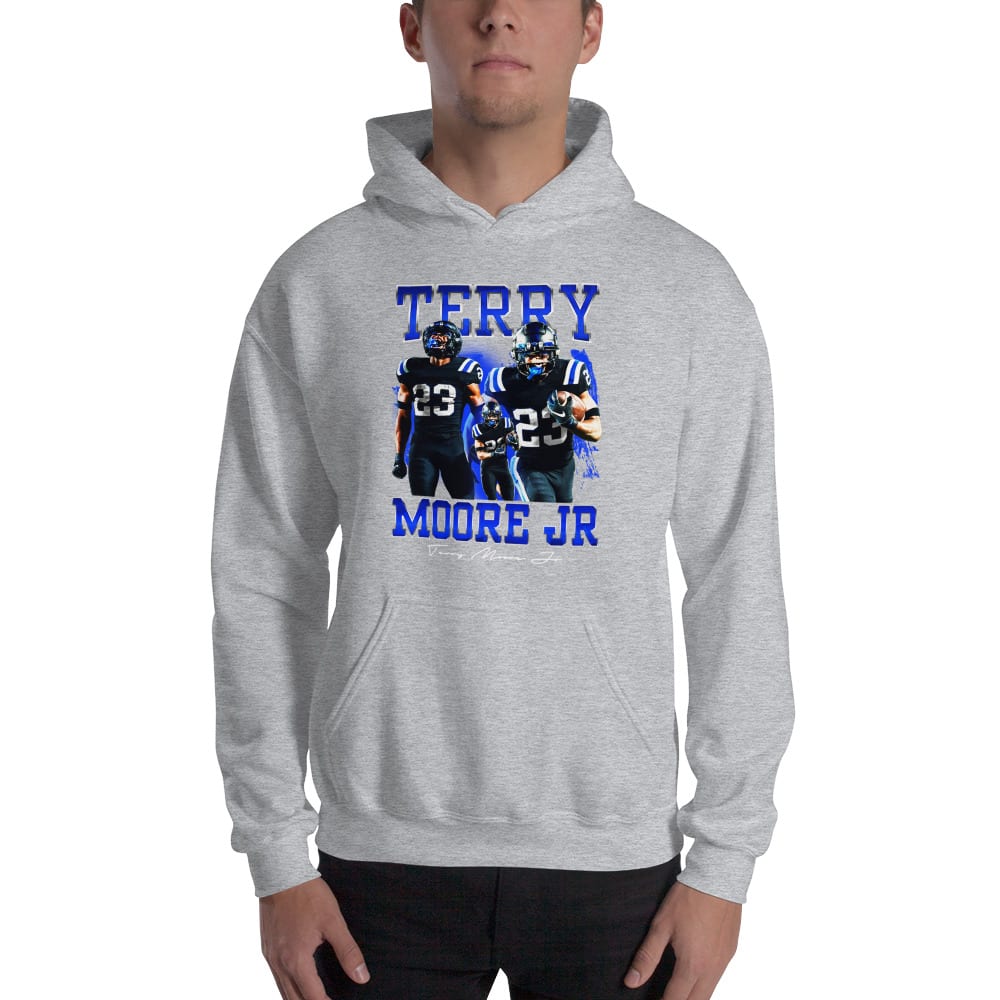 Terry Moore Jr Hoodie, White Logo