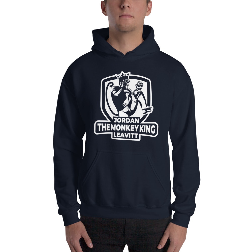 The Monkey King by Jordan Leavitt ’s Hoodie, White Logo