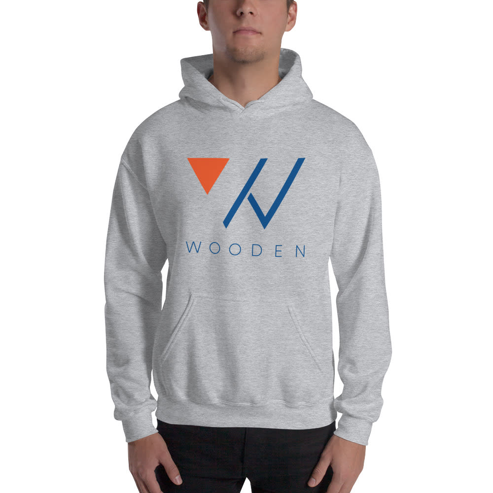 "W" by Caleb Wooden Hoodie, Dark Logo