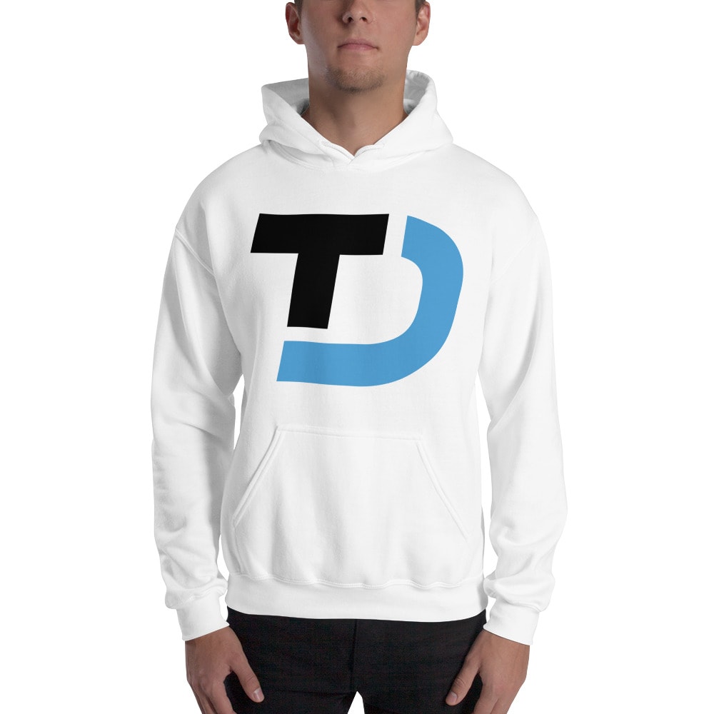 "TD" by Tyler Denes Hoodie, Black Logo