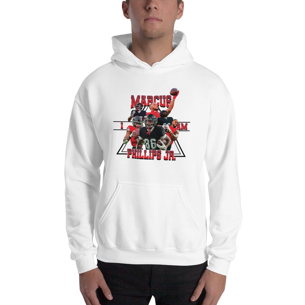 I am Marcus Phillips Jr  Hoodie, Black Logo