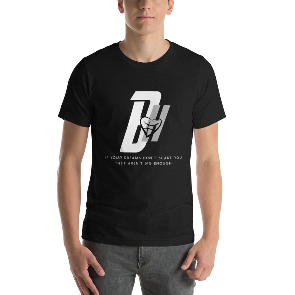 BH by Bria Hartley T-Shirt, White Gray Logo