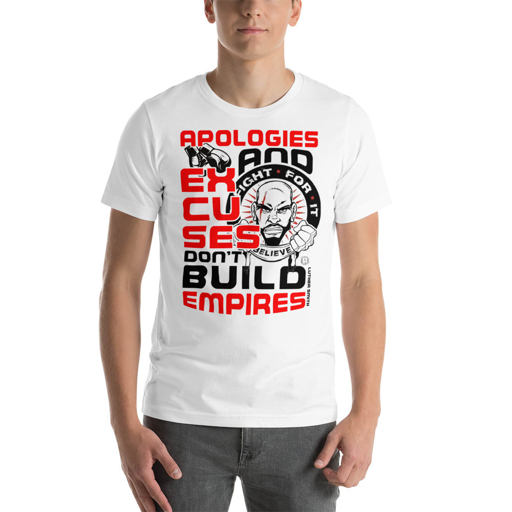 Apologies and Excuses II by Luther Smith T-Shirt, Black Logo