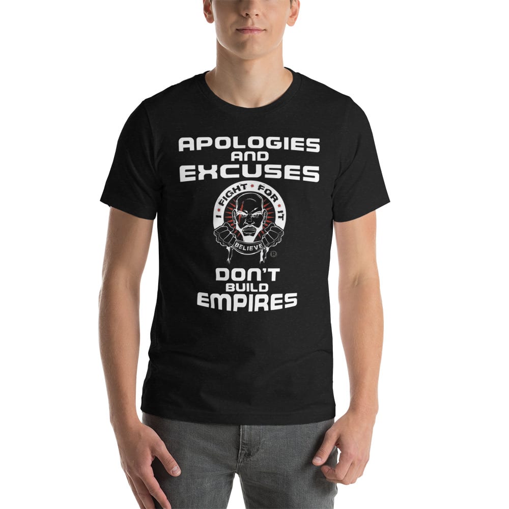 Apologies and Excuses by Luther Smith WO T-Shirt, White Logo