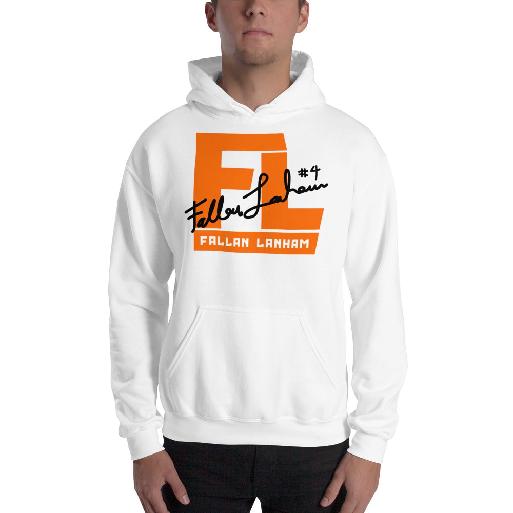 FL#4 by Fallan Lanham Hoodie, Black Logo
