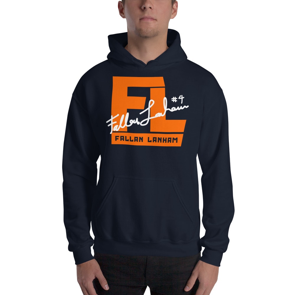 FL#4 by Fallan Lanham Hoodie, White Logo