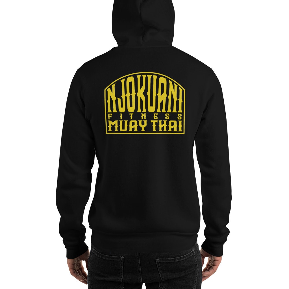 Njokuani Fitness by Anthony Njokuani Hoodie, Gold Logo