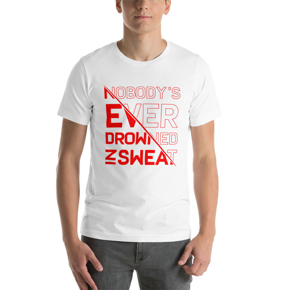 "Nobody's Ever" by Christopher Ro Shirt, Red Logo