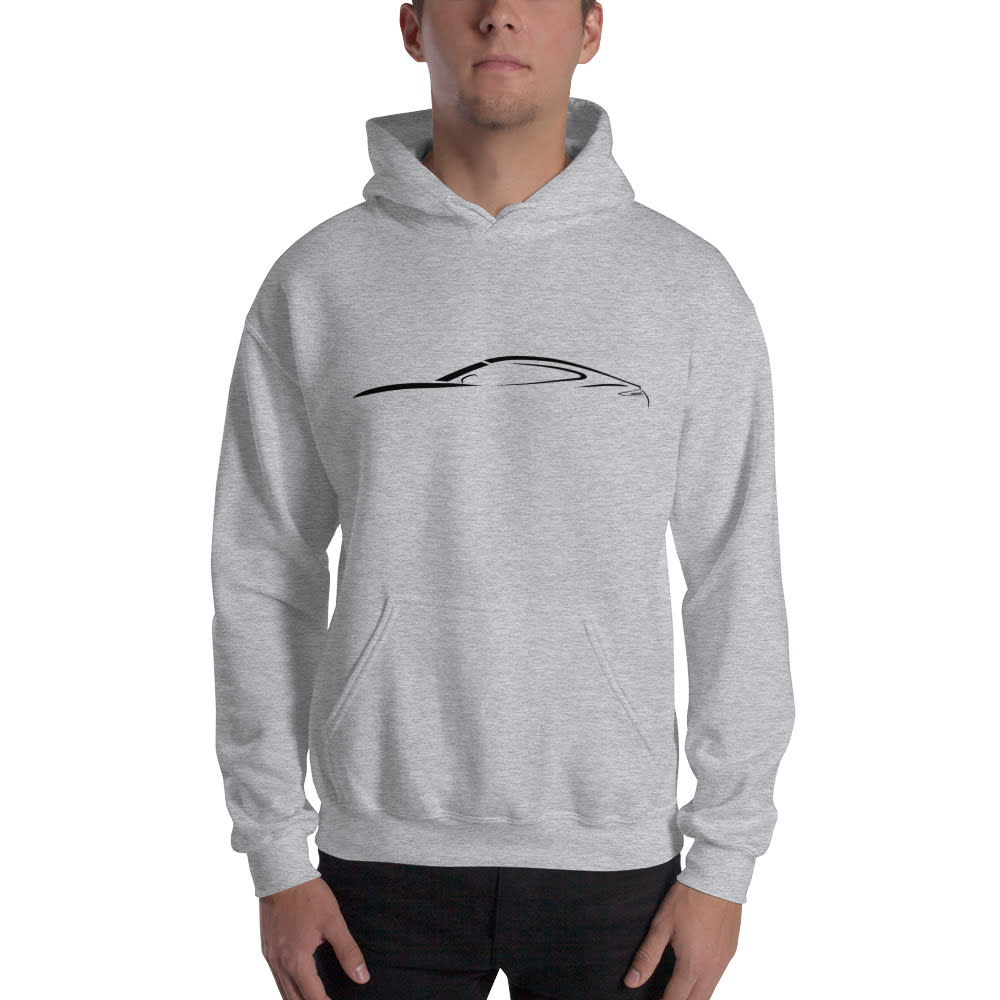 "Car" by Christopher Ro Hoodie, Black Logo