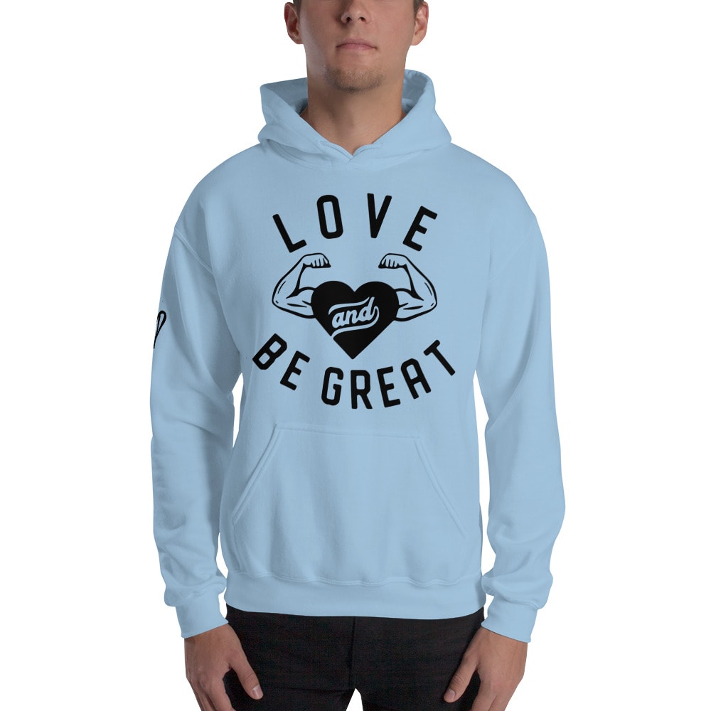 Love Be Great Hoodie, Black Logo