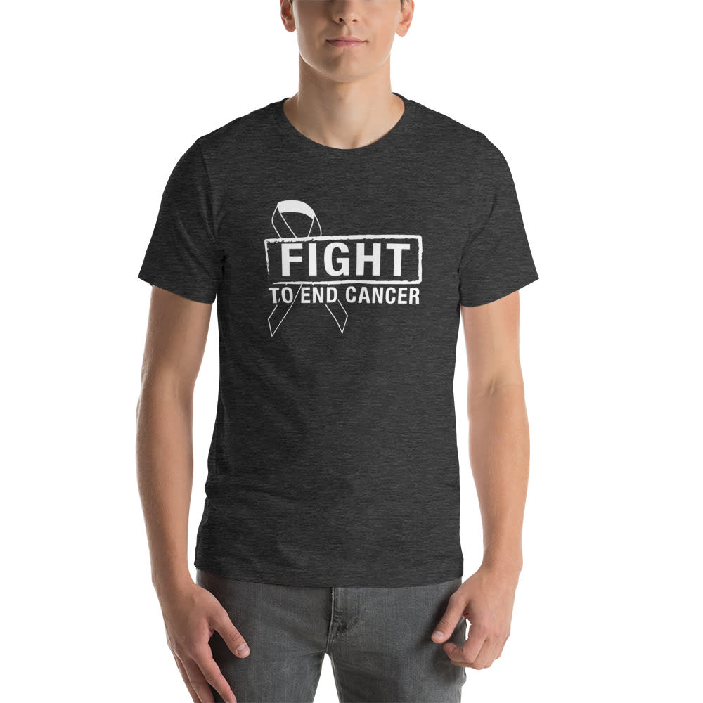 Fight To End Cancer by Scott Selland ’s T-Shirt, White Logo