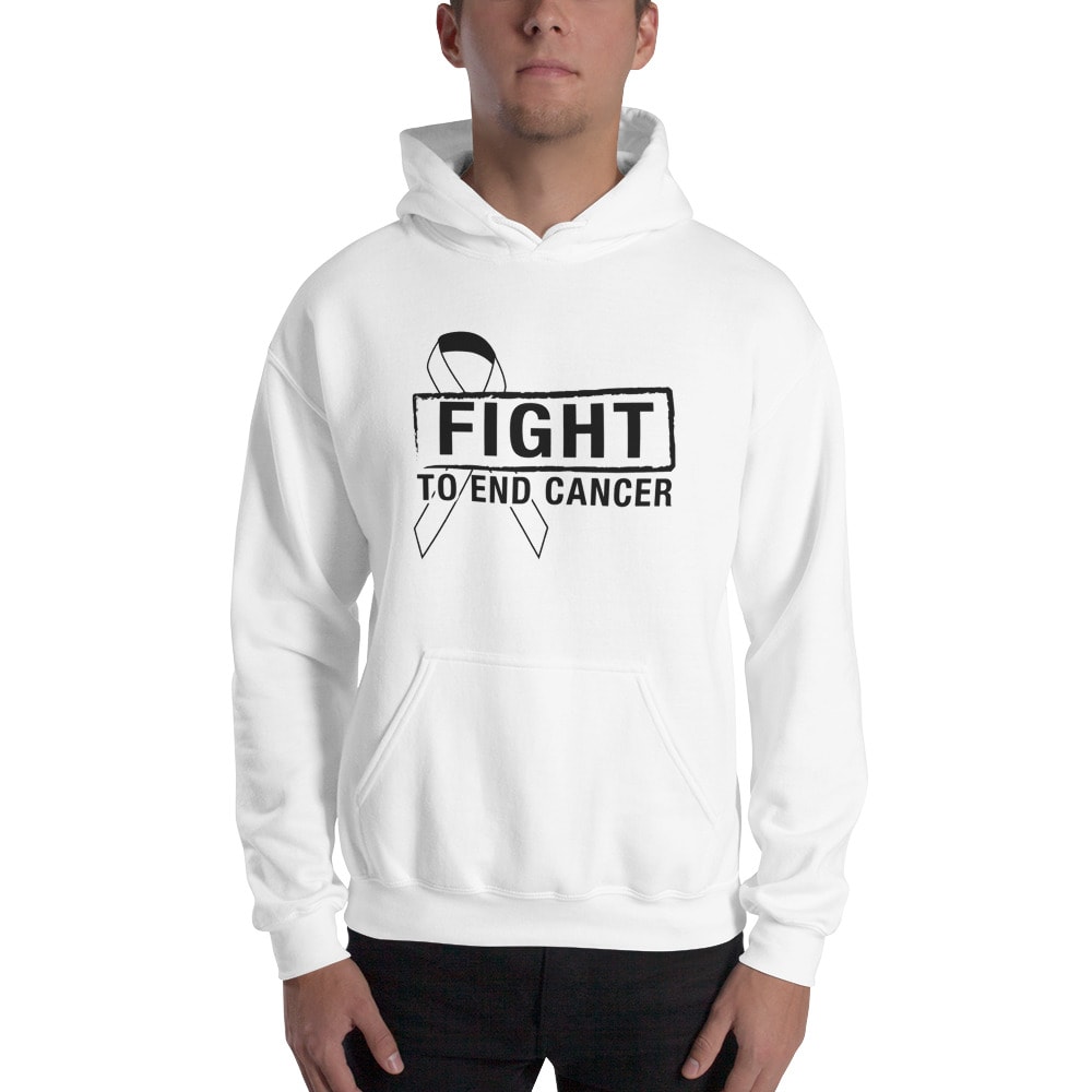 Fight To End Cancer by Jeff Skrypek ’s T-Shirt, Black Logo