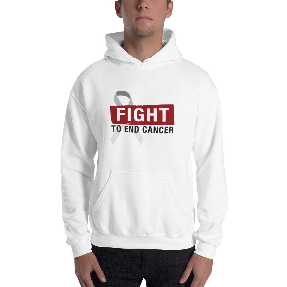 Fight To End Cancer by Alissa Winicki Hoodie, Red Black Logo