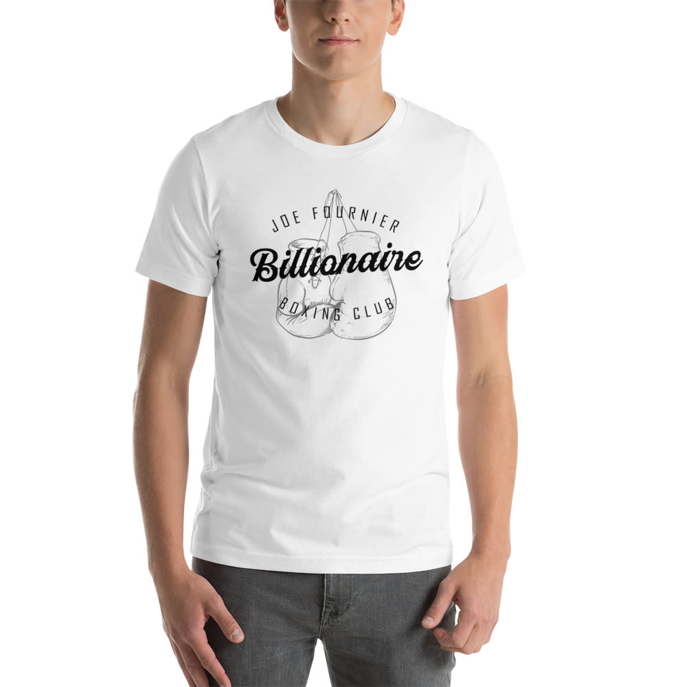 Billionaire Boxing Club by Joe Fournier T-Shirt, White Logo