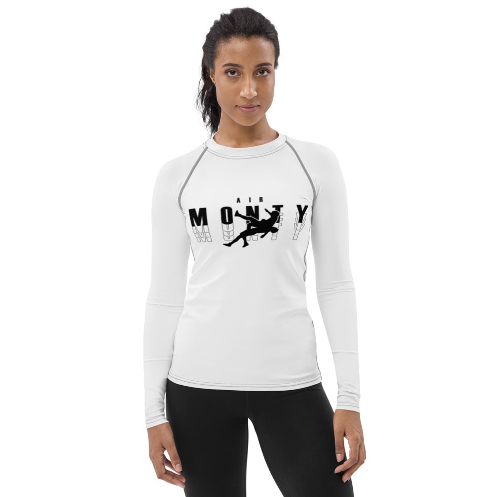 "Air Monty" by Michelle Montague Compression Fit, Black Logo