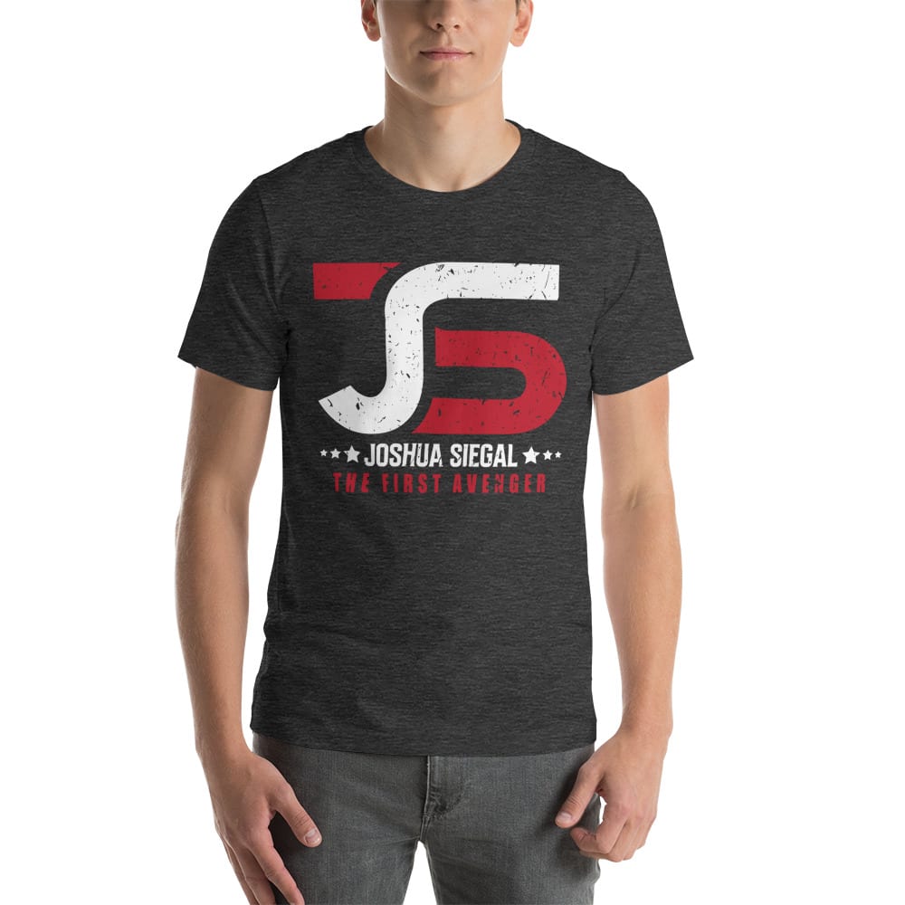 JS The First Avenger by Joshua Siegal ’s T-Shirt, White Logo