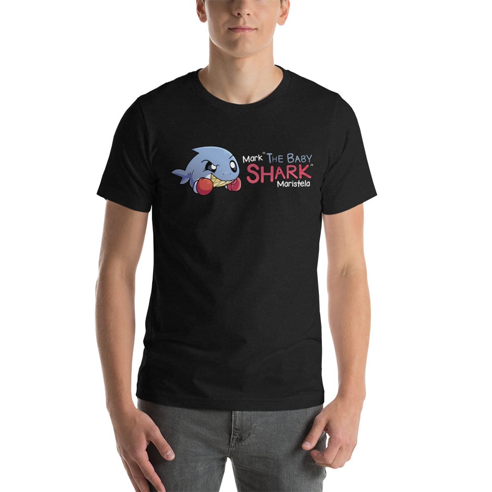 Mark “The Baby Shark” Maristela T- Shirt, White Logo