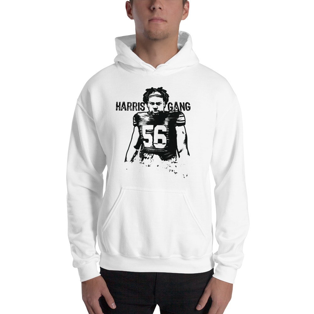 "Harris Gang" by Ej Harris Hoodie, Black Logo