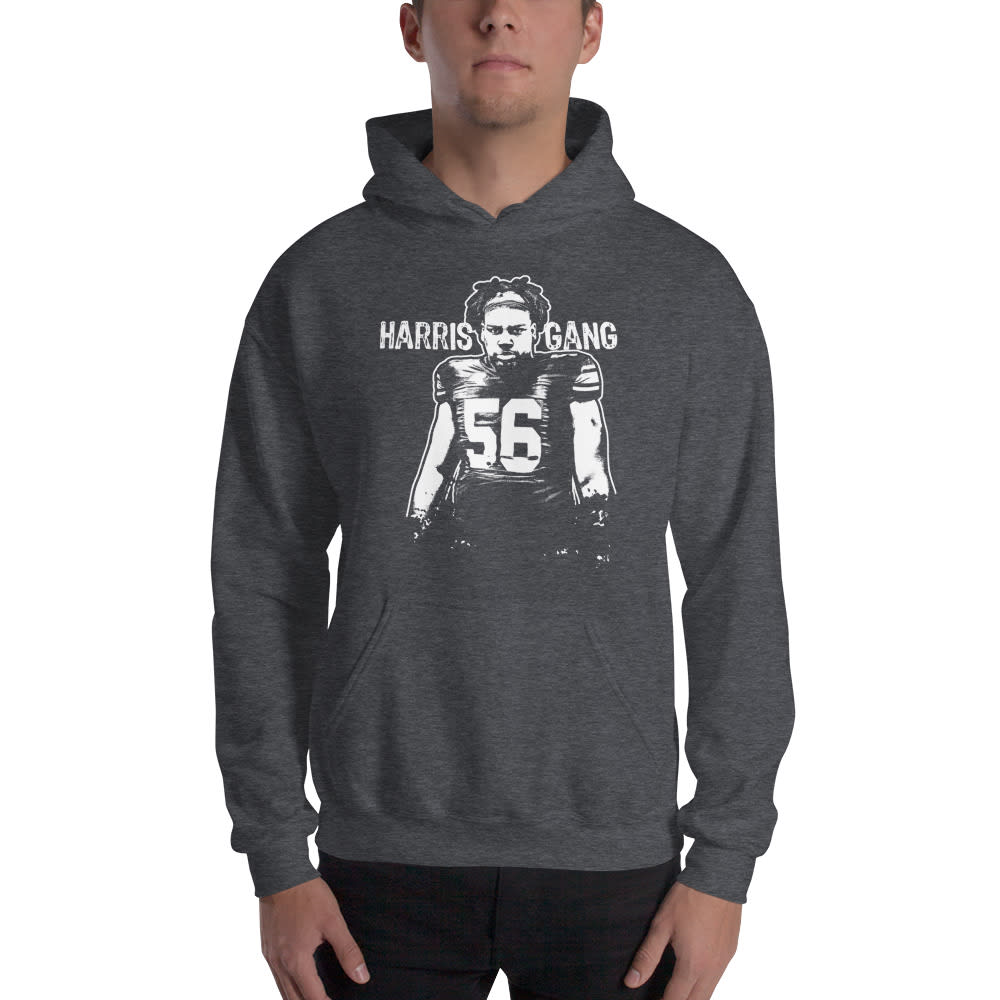 "Harris Gang" by Ej Harris Hoodie, White Logo