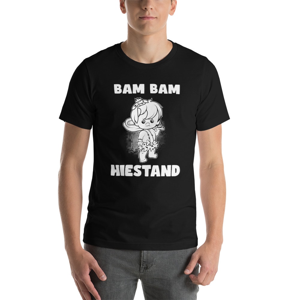 "Bam Bam" by Brady Hiestand Shirt, White Logo