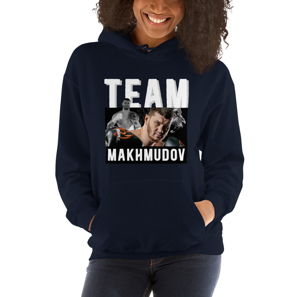 Team Makhmudov by Arslanbek Makhmudov Unisex Hoodie, Light Logo