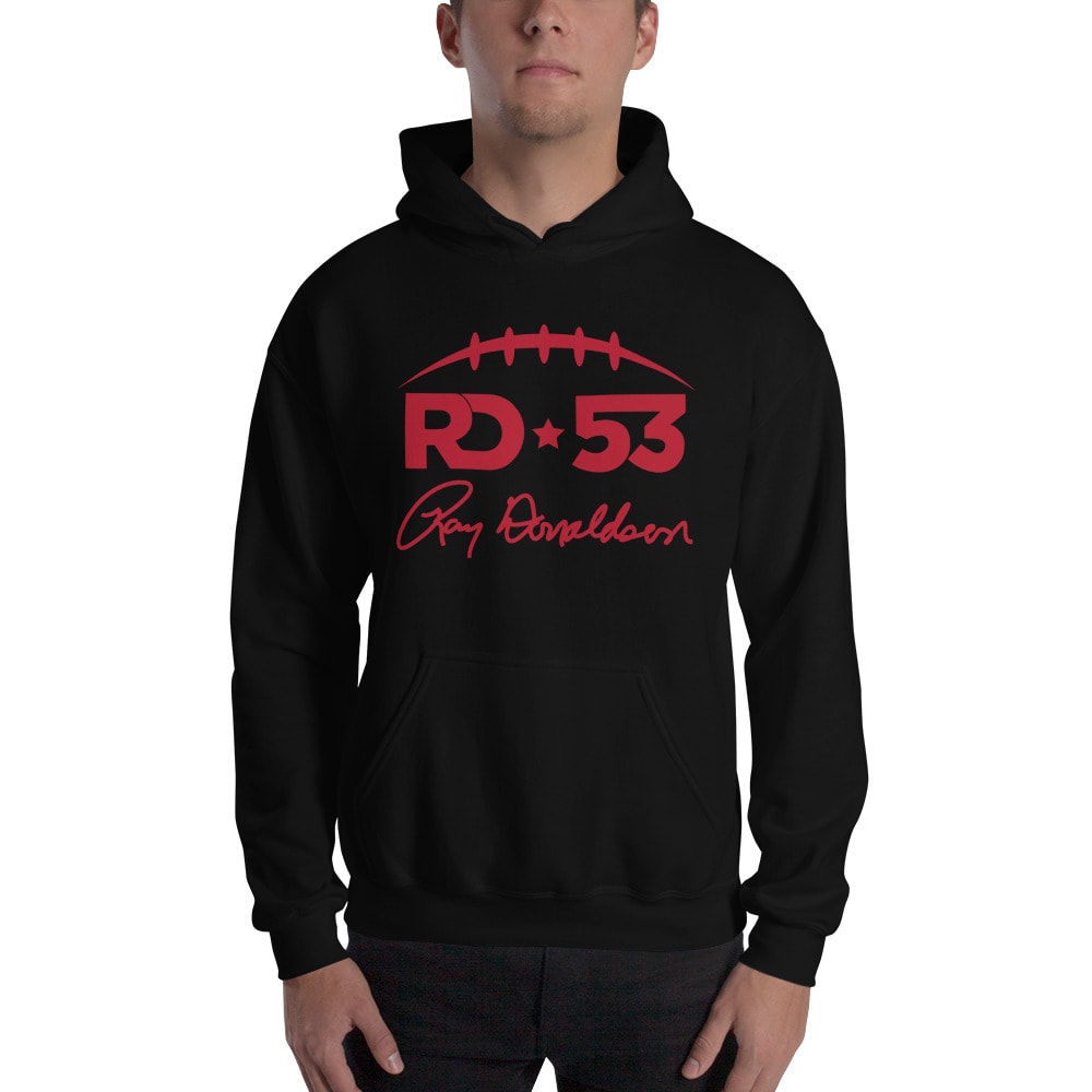 RD 53 Ray Donaldson Hoodie, Red Logo