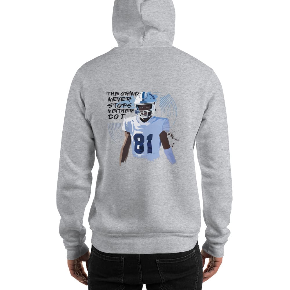 The Grind Never Stops by Aderias Ealy Men's Hoodie