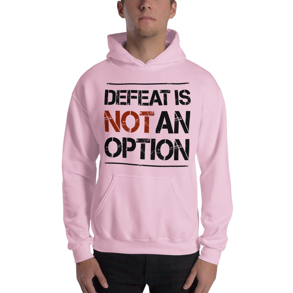Kingsway Boxing Club Hoodie, No Defeat, Dark Logo