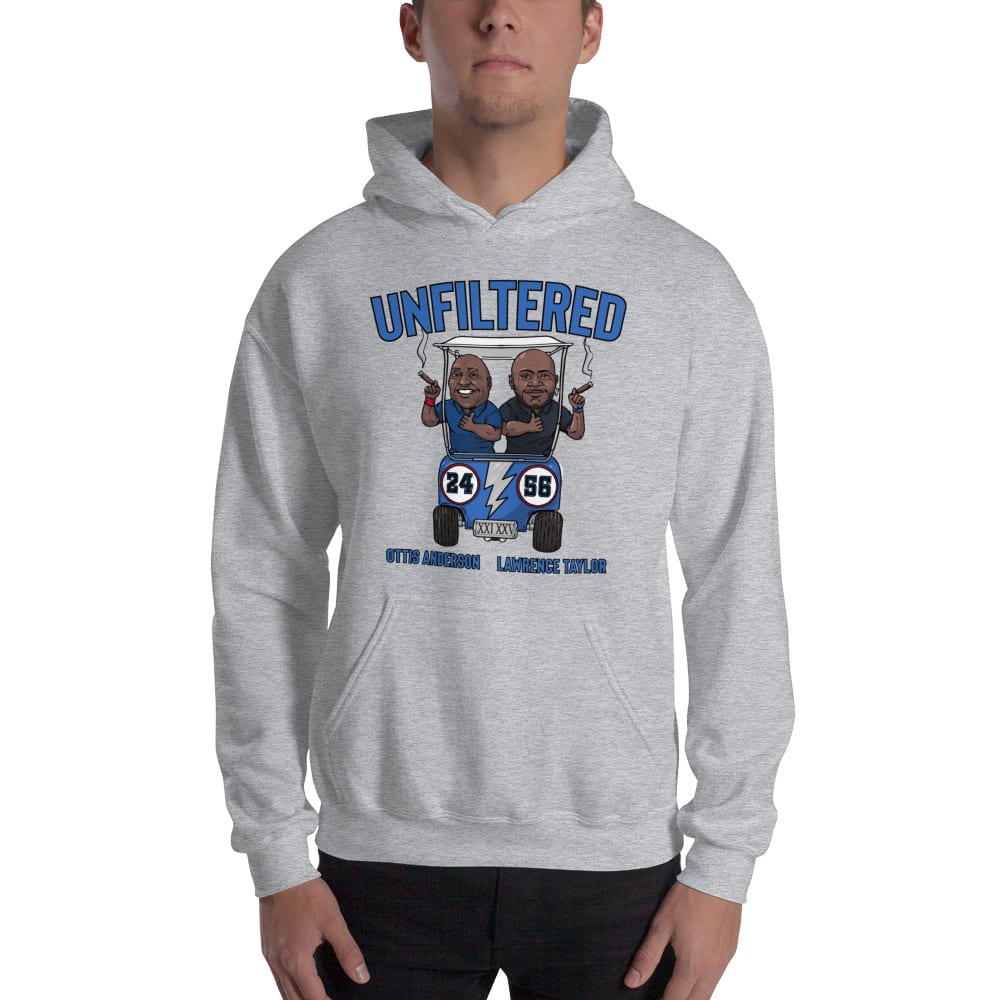 "Unfiltered" Unisex Hoodie, Black Logo