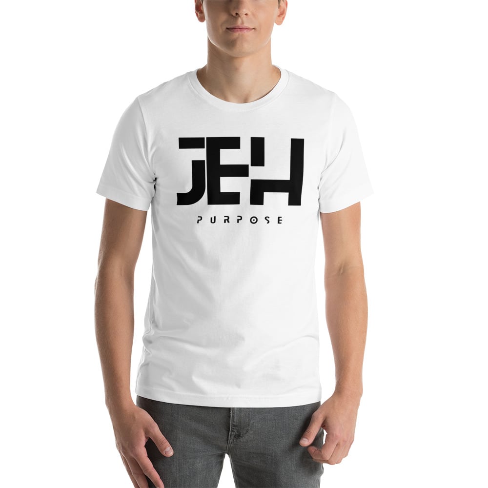 JEH - Purpose by by James Helzer Unisex T-Shirt, Black Logo