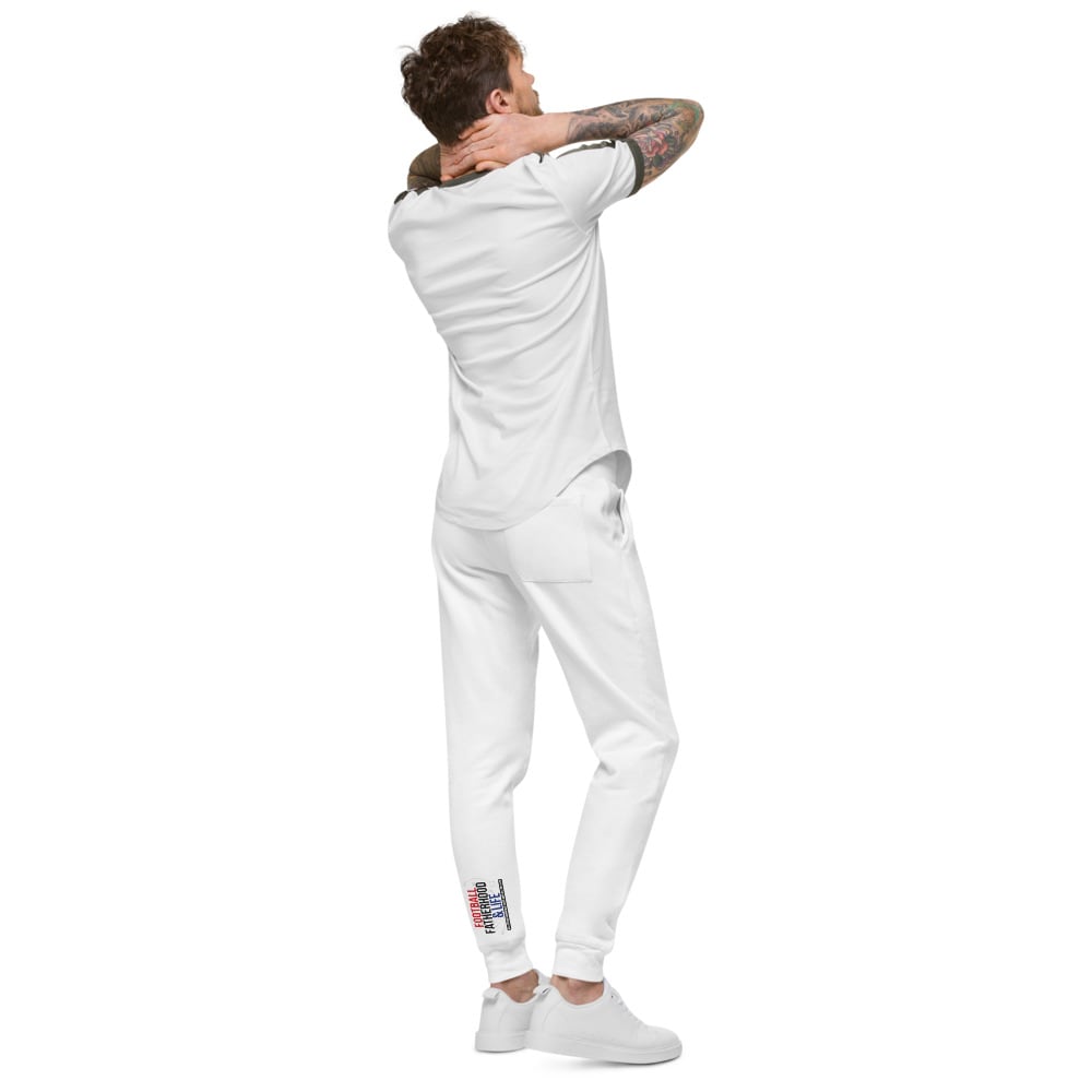 "Football Fatherhood & Life" Joggers, Black Logo