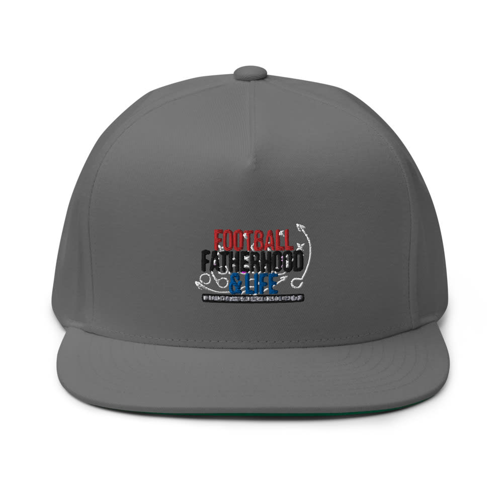 "Football Fatherhood & Life" Hat, Black Logo