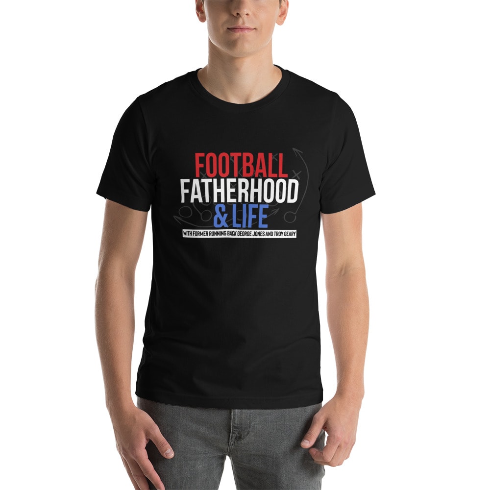 "Football Fatherhood & Life" Shirt, Light Logo