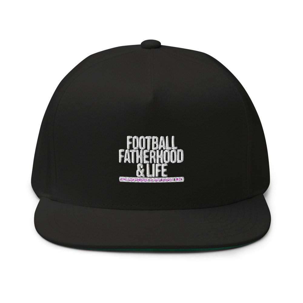 "Football Fatherhood & Life" Hat, White Logo