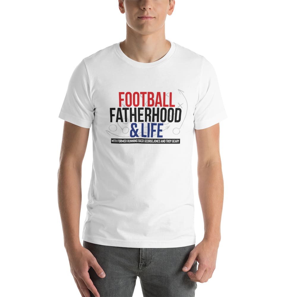 "Football Fatherhood & Life" Shirt, Black Logo