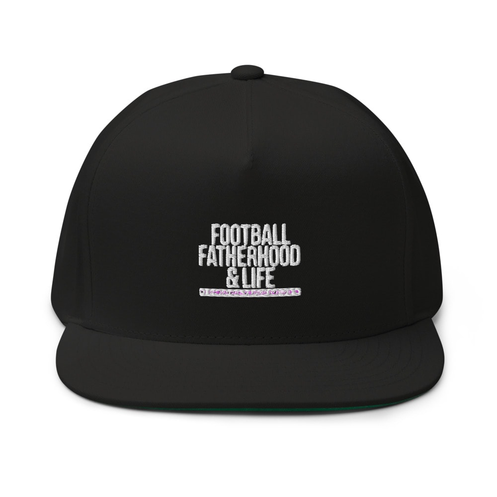 "Football Fatherhood & Life" Hat, White Logo
