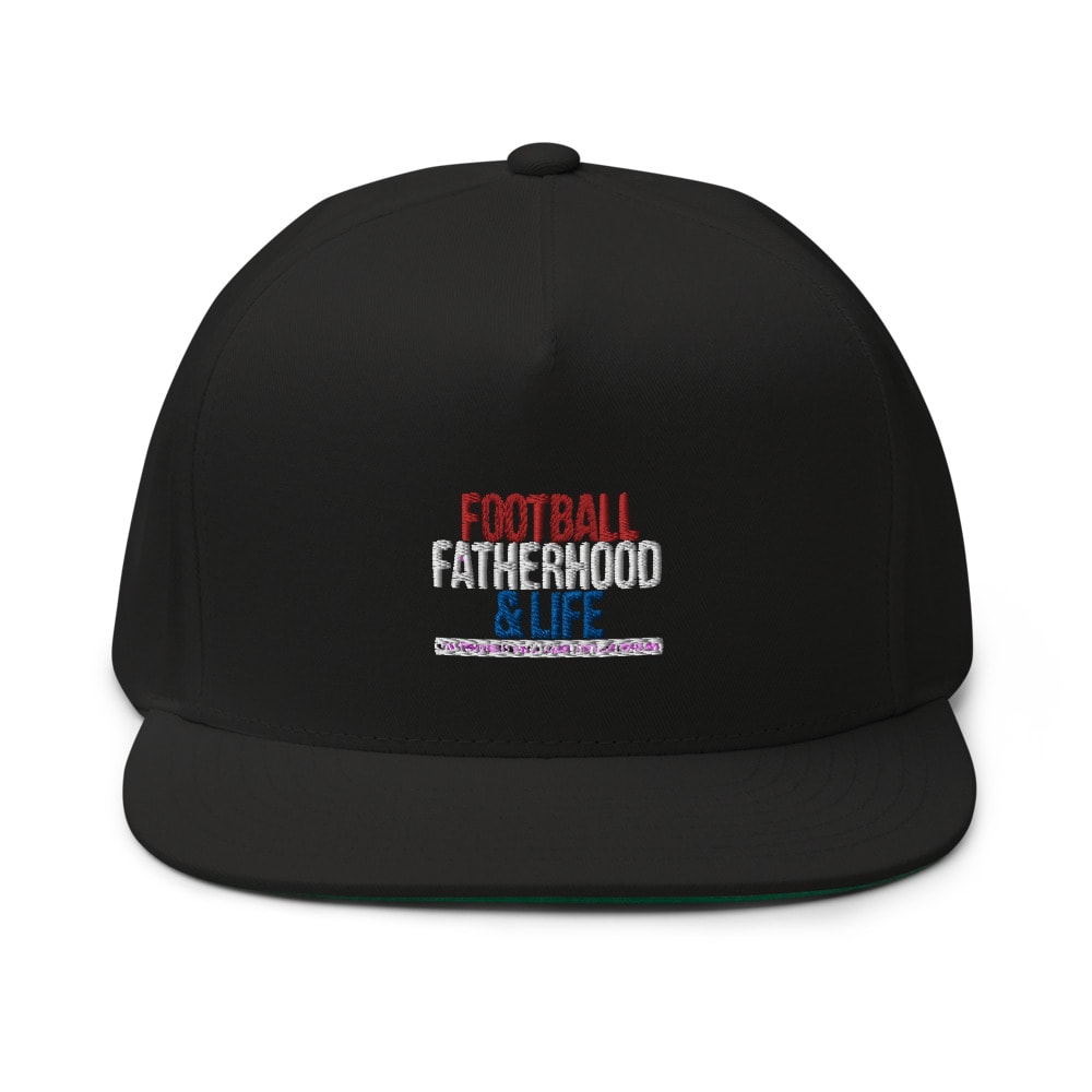 "Football Fatherhood & Life" Hat, Light Logo