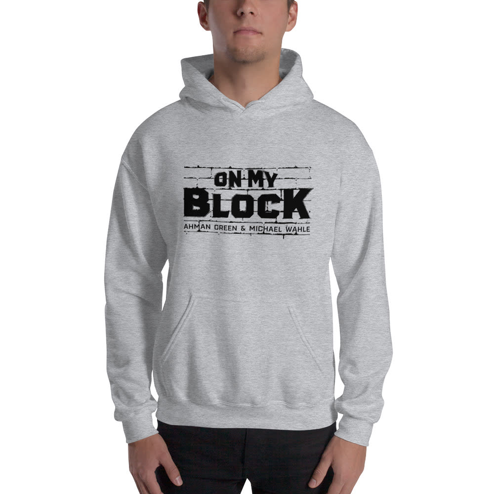 "On My Block" Unisex Hoodie, Black Logo